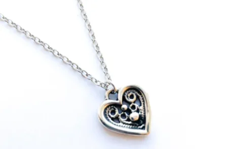 zilveren ketting hart