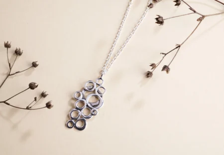 zilveren ketting serie bobler