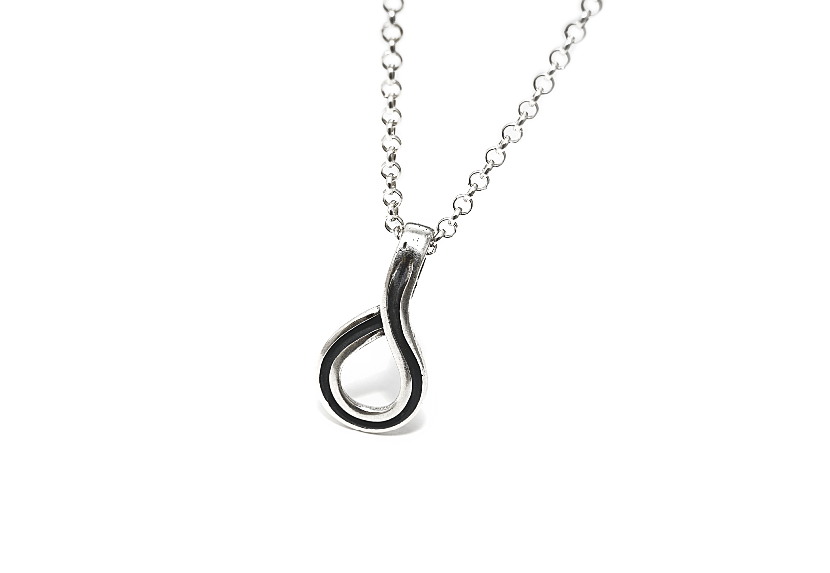 zilveren ketting sieraden loop