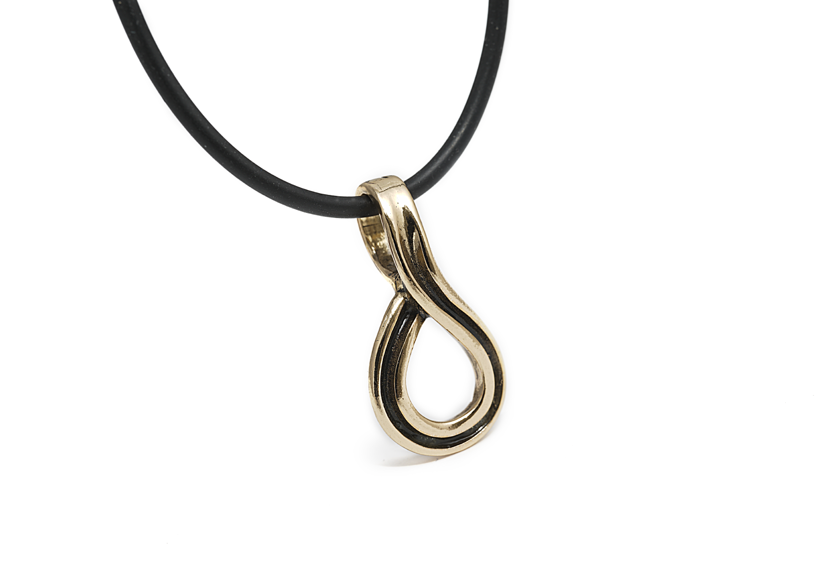 bronzen ketting serie loop